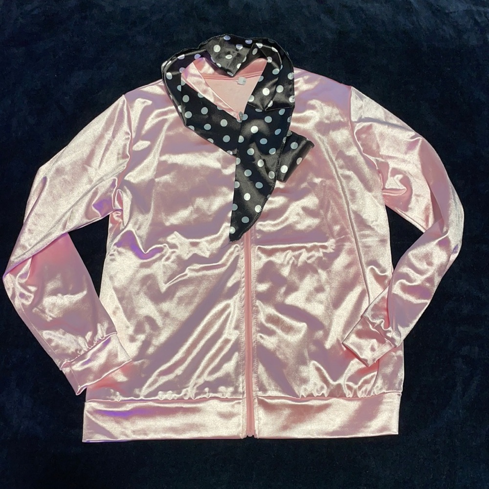 Pink Ladies Jacket one time wear Size Small